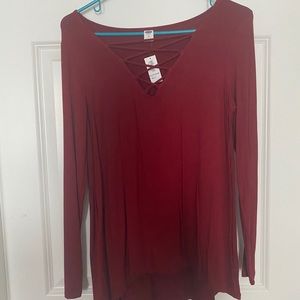Old Navy Cross Front Top